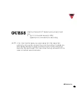 Предварительный просмотр 5 страницы Guess 10150G Booklet