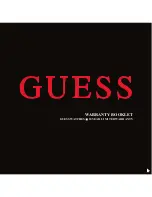 Предварительный просмотр 2 страницы Guess W0016L1 Operating Instructions Manual