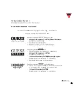 Предварительный просмотр 5 страницы Guess W0016L1 Operating Instructions Manual