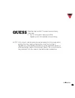 Предварительный просмотр 15 страницы Guess W0016L1 Operating Instructions Manual