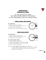 Preview for 16 page of Guess W0016L1 Operating Instructions Manual