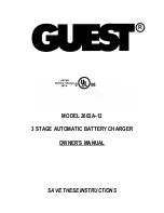 Предварительный просмотр 1 страницы Guest 2602A-12 Owner'S Manual