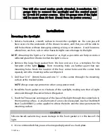 Preview for 3 page of Guest 500A BEAMER Installation And Operation Manual