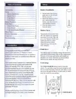 Preview for 2 page of GuestVision GVU1100 Owner'S Manual