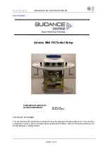 Предварительный просмотр 1 страницы GUIDANCE MARINE Artemis Mk6 FAT Initial Setup Manual