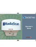 Guidance Navigation RadaScan Operator'S Manual preview