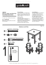 guide craft Princess RF5019 Assembly Instructions preview