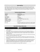 Preview for 4 page of Guide Gear 1A-SS315 Owner'S Manual