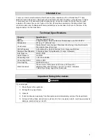 Preview for 4 page of Guide Gear 2A-CM181 Owner'S Manual