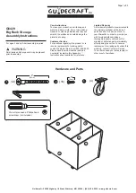 Preview for 1 page of Guidecraft Big Book Storage G6429 Assembly Instructions