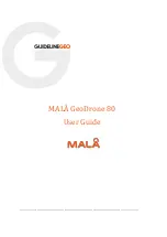 Guideline Geo MALA GeoDrone 80 User Manual preview