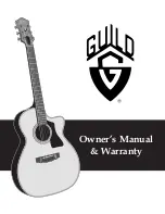 Guild Acoustic guitar Owner'S Manual & Warranty preview