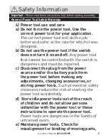 Preview for 9 page of Guild CSD36G2 Original Instruction Manual