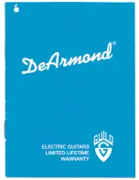 Предварительный просмотр 1 страницы Guild DEARMOND GUITARS Manual