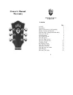 Preview for 1 page of Guild GUILD - REV B Owner'S Manual