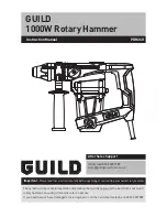 Предварительный просмотр 1 страницы Guild PDH26G Instruction Manual