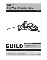 Guild PSR500G Instruction Manual предпросмотр