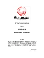 Guildline 6636 Operator'S Manual preview