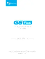 Guilin Feiyu Technology G6 Plus User Manual preview