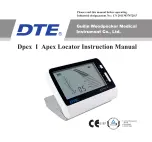 Preview for 1 page of Guilin Woodpecker Medical Instrument DTE Dpex I Instruction Manual