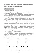 Preview for 16 page of Guilin Woodpecker Medical Instrument Endo Radar Plus Instruction Manual