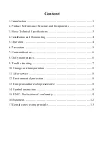 Preview for 2 page of Guilin Woodpecker Medical Instrument X-Cure Instruction Manual