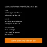 Preview for 20 page of Guinand Valjoux 775X Manual