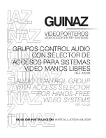 Guinaz A2420 Installation Manual preview