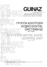 Предварительный просмотр 1 страницы Guinaz G3270 Installation Manual