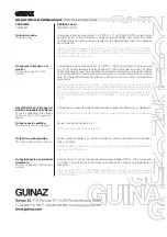 Preview for 12 page of Guinaz M2710D Installation Manual