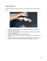 Preview for 16 page of GUITAR KIT WORLD Solid-body ST-style Guitar Kit Manual