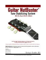 Guitar NutBuster GNB-001-6 Setup Manual preview