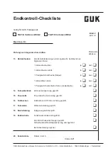 Preview for 203 page of GUK FA21/4 Cartonac 2000-2 Operating Instructions Manual