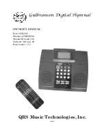 Gulbransen Digital Hymnal DH-200 Owner'S Manual preview