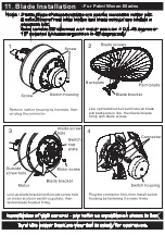 Preview for 12 page of Gulf Coast Fans 0202 Owner'S Manual