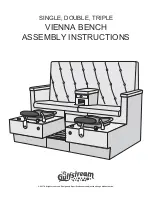 Preview for 1 page of Gulfstream VIENNA BENCH Assembly Instructions Manual