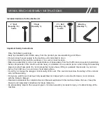 Preview for 2 page of Gulfstream VIENNA BENCH Assembly Instructions Manual