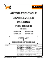 GULLCO GP-175-006 Parts List & Operating Instructions preview