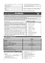 Preview for 8 page of Gumotex BARAKA Owner'S Manual