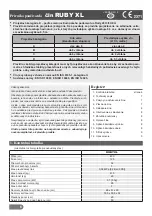 Preview for 6 page of Gumotex Ruby XL User Manual