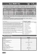 Preview for 10 page of Gumotex Ruby XL User Manual