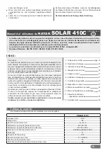 Preview for 15 page of Gumotex SOLAR 410C User Manual