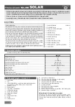 Preview for 2 page of Gumotex SOLAR User Manual