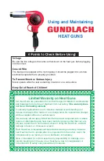 Gundlach 750-A Use And Maintenance preview