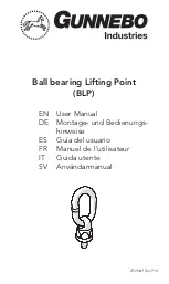 Gunnebo BLP User Manual preview