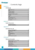 Preview for 4 page of Gunnebo SpeedStile BP DS Standard Lane Operation & Maintenance Manual