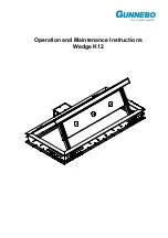 Preview for 1 page of Gunnebo Wedge K12 Additional Installation, Operation And Maintenance Instructions