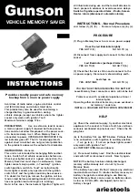 Preview for 2 page of Gunson VMS48 Instructions