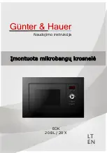 Preview for 1 page of Gunter & Hauer EOK 20 BL User Manual