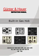 Предварительный просмотр 1 страницы Gunter & Hauer GH 43 CI Instruction Manual